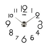 【METER DEER 米鹿】DIY圓圈阿拉伯數字款壁貼時鐘(#DIY#時鐘#立體壁貼#牆面裝飾)