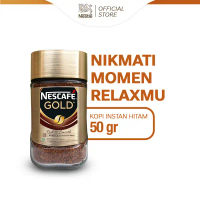 NESCAFE GOLD Kopi Instan Kopi Hitam Jar 50g