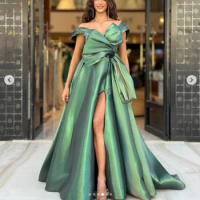 Bowith Evening Luxury Green Dress Ladies Prom Elegant Wedding Party Quinceanera Dresses for Women Formal Occasion Christmas Gift