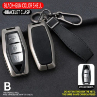 2 3 4 Button Zinc alloy Auto Remote Key Shell Fob Holder for Mitsubishi Outlander 2023 2022 Car Smart Key Case Cover Accessories