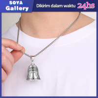 Riding Bell Motor Stainless Steel Skull Eagle Cross Wings Lonceng Guardian Angel Untuk Biker Rider A