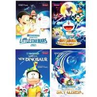 KOMIK BERWARNA DORAEMON MOVIE : NOBITA'S LITTLE STAR WARS 2021, THE CHRONICLE OF THE MOON EXPLORATIO