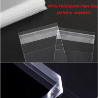 100pcs/lot Clear Card Cover Perfect Fit Card Sleeve Card Protector Perfect Size Magic Pkm Yugioh Sports Stars Inner Sleeves