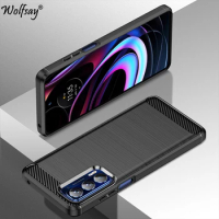 For Motorola Edge 2021 Case Bumper Silicone Carbon Fiber Back Cover For Motorola Edge 2021 Case For Moto Edge 2021 Case 6.7 inch