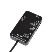 【KINYO】多合一晶片讀卡機 1.2米 KCR-6252