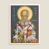 St Gregory The Theologian Magnet for Fridge Organizer Baby Stickers Colorful Cute Holder Magnetic Decor Home Kids Children