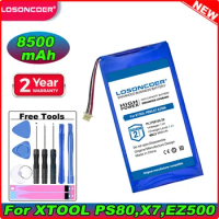 LOSONCOER 8500mAh Diagnostic Scanner PL3769124 2S For XTOOL PS80,X7,EZ500,X100 Pad 2,i80 Pad,X100 Pad 2 Pro,PS80E Battery
