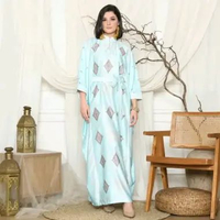 Kaftan Tosca | Kaftan Hijau Mint | Hijau Tosca | Kaftan Premium | Kaftan Jumbo | Dress Jumbo | Long 