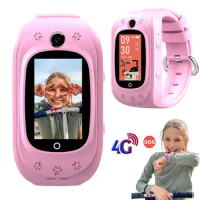 4G Kids Smart Watch with Camera Video Call Touch Screen Smartwatch SIM Phone Call Text Children Boys Girls GPS Positioning Watch
