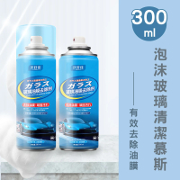 【路比達】汽車玻璃油墨去除泡沫清潔劑_300ML(玻璃清潔劑、驅雨劑、透亮清潔劑)