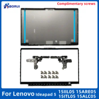 New For Lenovo Ideapad 5 15IIL05 15ARE05 15ITL05 15ALC05 Laptop Rear Lid Top Case Cover LCD Back Cover Front Bezel Hinges