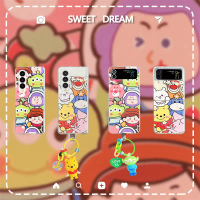 สำหรับ Samsung Galaxy Z Flip3 Z Flip4 Z Fold2/3/4 เคส ปก เคสโทรศัพท์ เคส ลายการ์ตูนน่ารัก เคสโทรศัพท