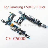 1pcs For Samsung Galaxy C5 Pro C5010 C5 C5000 USB Charging Plug Socket Connector Charge Dock Port Audio Earphone Jack Flex Cable