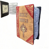 Holy Bible Pillow Book Plush That Opens Bible Verse Pillow Soft Plushies Book Pillow Bible Christian