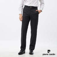 Pierre Cardin皮爾卡登 男款 小細條紋平口西裝褲-黑色(5235842-99)