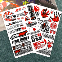 JDM Set Design waterproof Motorcycle Car Sticker Japanese JDM Stickers For Yamaha Tmax Xmax MT Honda