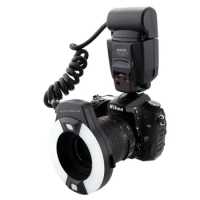 Meike MK-14EXTN Macro TTL Ring Flash for Nikon i-TTL with LED AF assist lamp D7100 D7000 D5100 D5000 D750 D800 D600 D5300 D90