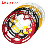 Litepro 130mm BCD Chainwheel Covering For 50T 52T 54T Chainring Chain Guard Aluminum Alloy Protection Cover