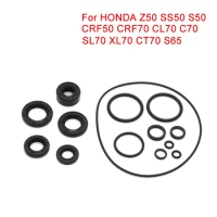 Engine Seal Set Engines Oil Seal O-Ring For HONDA CT70 Z50 CL70 C70 CRF50 CRF70 SS50 S50 SL70 XL70 S65 Motorcycle Parts