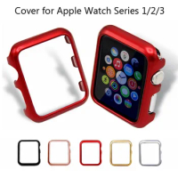 5 Colors Hard PC Bumper Cover for Apple Watch Case Series 3/2/1 Protection Shell Frame for 38mm 42mm iWatch Watch Cover