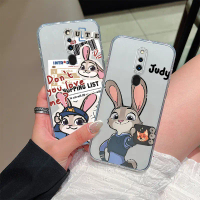 Compatible With OPPO A9 A5 2020 Phone Case Zootopia Rabbit Officer TPU Soft Transparent Phone Case