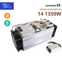 ANTMINER S9 S9J 14Th/s 1350W with Bitmain PSU Bitcoin Miner ASIC Crypto Miners BTC BCH Mining Than Antminer S9K S9i S9 SE