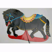 wayang kertas hewan Kuda jaran