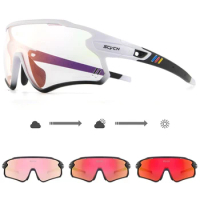 2024 Photochromic Sport Men Women Cycling Fishing Sunglasses MTB Mountain Bike Goggles Racing Running Eyewear Bicycle Glasses