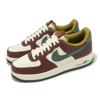 【NIKE 耐吉】休閒鞋 Air Force 1 07 LV8 男鞋 酒紅 綠 黃 AF1 低筒 復古(HQ3612-113)