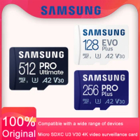 SAMSUNG EVO PLUS Ultimate Pro 256GB A2 U3 4K Micro SD 128GB Micro SD Card SD/TF Flash Card U1 A1 64GB 512GB Memory Cards microSD