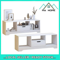 MA Home【JYJU】Kabinet TV Space-Saving TV Cabinet with Drawer Low Modern Entertainment Stand Minimalis
