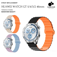 Strap Kompatibel Dengan Huawei Watch GT 5 4 3 46mm Double Color Silicone Magnetic / Strap Smartwatch