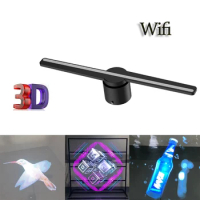 Wifi 3d holographic projector advertising display led fan Hologram Display Fan