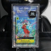 One Piece Card Tag Gem Mint 10 Monkey.D.Luffy Treasure Rare OP07-109 English