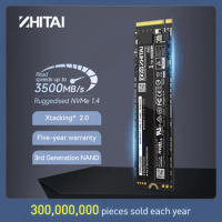 ZHITAI TiPlus5000 SSD NVMe 1.4 M.2 2280 1TB 2TB M2 Hard Disk 3500MB/s PCle Gen 3x4 Internal Solid St