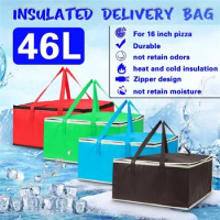 Waterproof Insulated Bag Cooler Bag Insulation Folding Picnic Portable Ice Pack Food Thermal Bag Food Delivery Bag Pizza