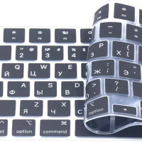 for 2022 MacBook Air 13.6 M2 A2681 MacBook Pro 14 A2442 M1 Pro/ M1 Max &amp; Pro 16 inch A2485 Russian language Keyboard Cover Skin