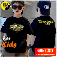 KAOS ANAK BREWOG AUDIO LENGAN PENDEK HITAM NAVY MAROON
