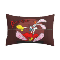 Roger Rabbit Spotlight Pillow Case 20x30 50*75 Sofa Bedroom Roger Rabbit Cartoon Movie Framed Bunny Long Rectangle Pillowcover