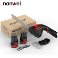 Nanwei 12V Household Small Lawn Mower Electric Lawn Mower Type-C Charging Interface Weeding Machine Hedge Trimmer