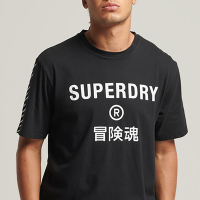SUPERDRY 男裝 短袖T恤 CODE CORE SPORT 黑