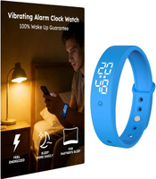Vibrating Alarm Clock Watch for Heavy Sleepers Silent Wake Up Bracelet & Smart Wristband Wearable Vi