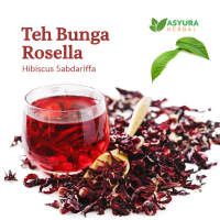 Teh Bunga Rosella - Teh Herbal Alami Berkhasiat Tinggi dengan Antioksidan & Vitamin C - Minuman Seha