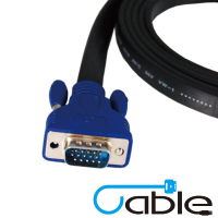 Cable 超薄型VGA螢幕訊號線 公對公 20M