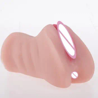 Masturbators?for Men Realistic Vagina Sexualues Couple Toys Anal Dual Channel Male Masturbator Penis Sex Shop Pussy and Ass Sexy