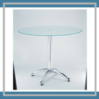 【屬過大商品，運費請先詢問】辦公家具  ML-901 玻璃洽談桌 桌子 休息室 圓桌