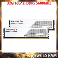 32G(16G*2) DDR5 5600MHz Ripjaws S5 RAM F5-5600U3636C16GX2-RS5W Desktop Gaming Memory Fast Ship High Quality