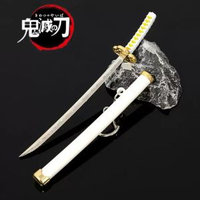 鬼滅之刃灶門炭治郎善逸炎柱小手辦可握武器模型擺件