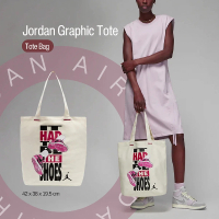 【NIKE 耐吉】托特包 Jordan Graphic 男款 女款 米色 紅 盥洗 旅行 手提 喬丹 單肩(JD2313013GS-001)