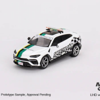 MINIGT 64 Lamborghini Urus 2022 Macau GP Official Safety Car MGT00591-CH Car Diecast Vehicle Model Toy